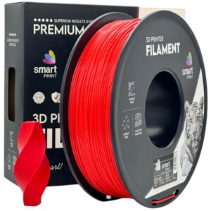 Smart Print PLA Meta filament 1,75 mm, piros, 1 kg – tekercs dobozzal