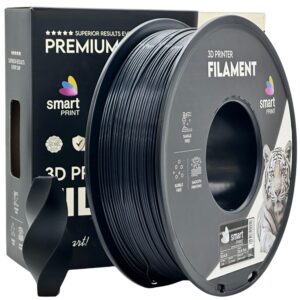 Smart Print Silk PLA filament 1,75 mm, fekete, 1 kg – tekercs dobozzal