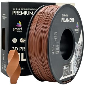 Smart Print ABS+ filament 1,75 mm, barna, 1 kg – tekercs dobozzal