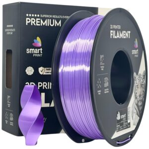 Smart Print Silk PLA filament 1,75 mm, lila, 1 kg – tekercs dobozzal