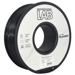 Professional Lab ABS+ filament 1,75 mm, fekete, 1 kg – tekercs