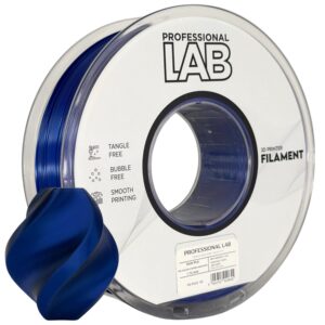 Professional Lab Silk PLA filament 1,75 mm, háromszínű Storms Whisper, 1 kg – tekercs nyomtatott mintával