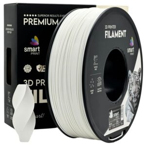 Smart Print ABS+ filament 1,75 mm, fehér, 1 kg – tekercs dobozzal