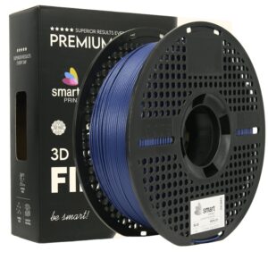 Smart Print PETG Carbon filament 1,75 mm, kék, 1 kg – tekercs dobozzal
