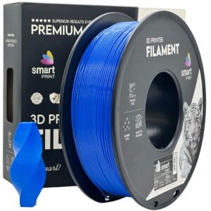 Smart Print PETG filament 1,75 mm, kék, 1 kg – tekercs dobozzal