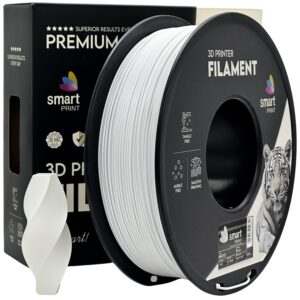 Smart Print PLA+ filament 1,75 mm, fehér, 1 kg – tekercs dobozzal