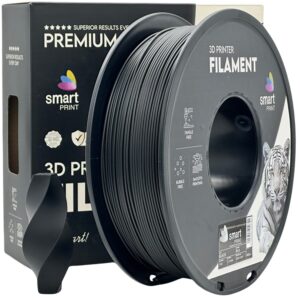 Smart Print PLA filament 1,75 mm, fekete, 1 kg – tekercs dobozzal