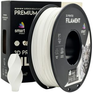Smart Print PLA filament 1,75 mm, meleg fehér, 1 kg – tekercs dobozzal
