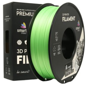 Smart Print PLA filament 1,75 mm, pasztell zöld, 1 kg – tekercs dobozzal