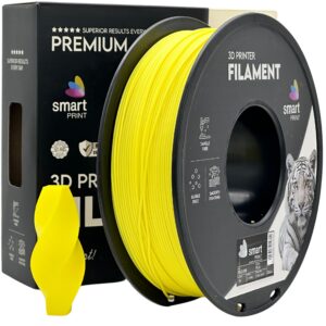 Smart Print PLA filament 1,75 mm, sárga, 1 kg – tekercs dobozzal