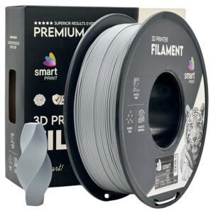 Smart Print PLA filament 1,75 mm, szürke, 1 kg – tekercs dobozzal