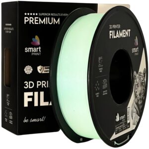 Smart Print PLA Glow filament 1,75 mm, fehér, 1 kg – tekercs dobozzal