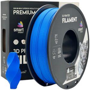 Smart Print PLA+ filament 1,75 mm, kék, 1 kg – tekercs dobozzal