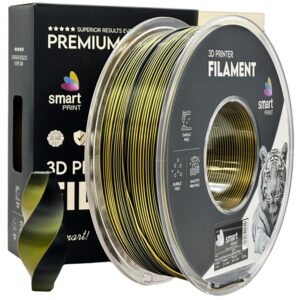 Smart Print Silk PLA filament kétszínű fekete–arany, 1,75 mm, 1 kg