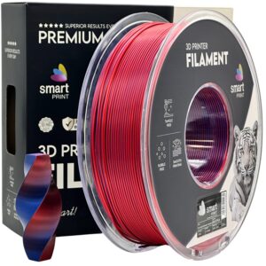 Smart Print Silk PLA filament 1,75 mm, kétszínű Twilight Serenity, 1 kg – tekercs dobozzal